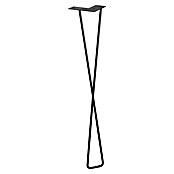 Wagner System Möbelfuß Hairpin Twist (Höhe: 71 cm, Stahl, Schwarz) | BAUHAUS