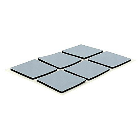 Wagner System Möbelgleiter (L x B x H: 25 x 25 x 1,5 mm, Kleben, 12 Stk.)