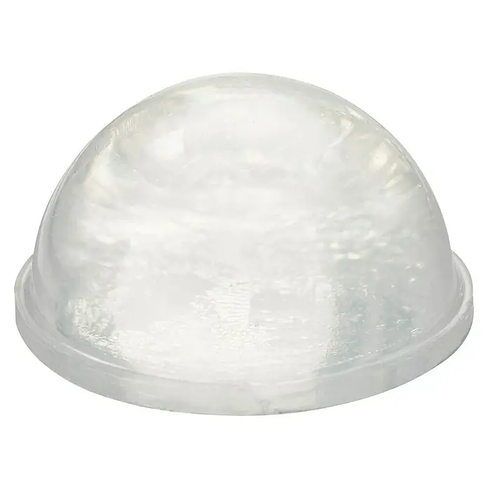 Wagner System Plastik-Gleiter - Durchmesser: 15 mm, Transparent, 16 Stk. - Klarer Eisball mit einer glatten Oberfläche, ideal für Cocktails und Getränke, die langsam schmelzendes Eis benötigen.