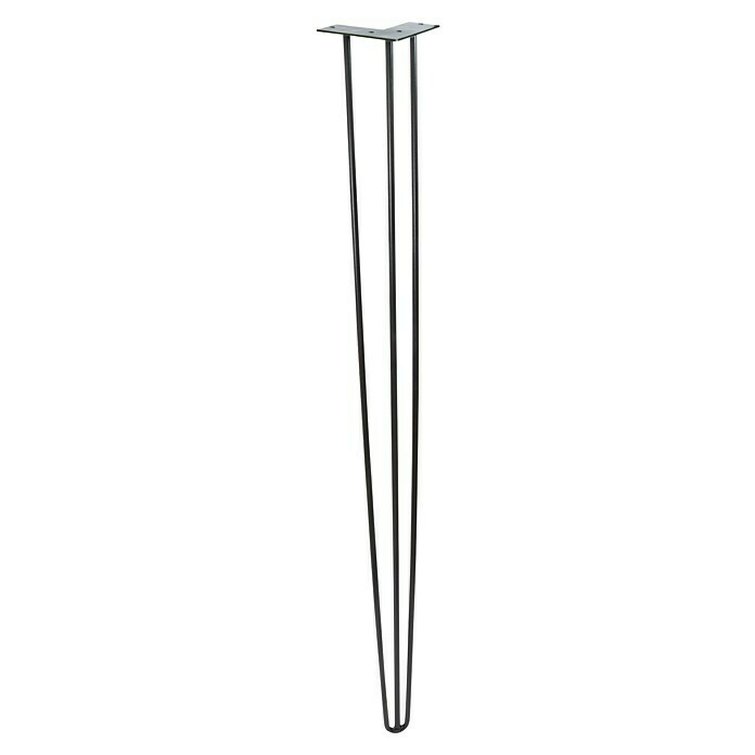 Wagner System Möbelfuß Hairpinlegs (Stahl, Höhe: 110 cm, Schwarz) | BAUHAUS