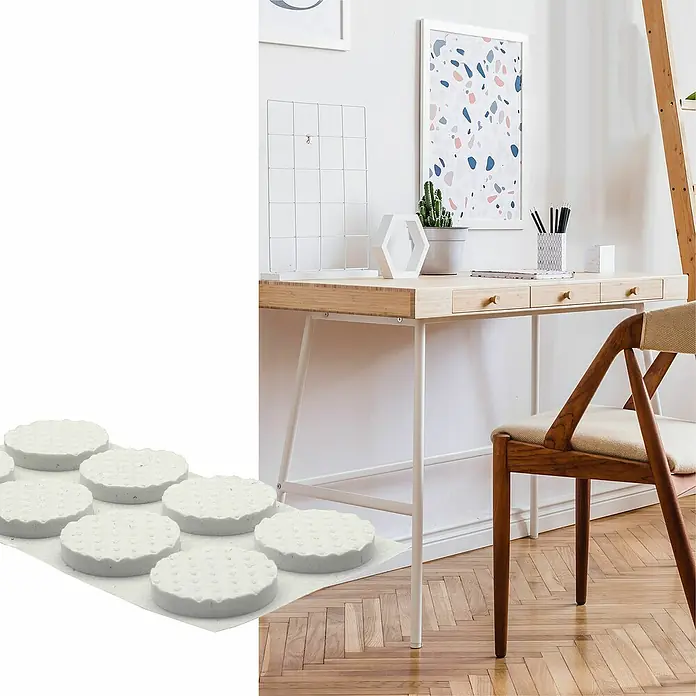 Wagner System Softpads - Ø x H: 19 x 3 mm, 16 Stk., Weiß, Kleben - Die weißen Möbelgleiter sind ideal zum Schutz von Böden vor Kratzern und Beschädigungen durch Möbel. Praktisch und einfach anzubringen.