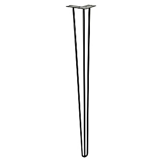 Wagner System Möbelfuß Hairpinlegs (Stahl, Höhe: 86 cm, Schwarz)