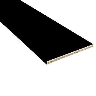 Resopal Premium Küchenarbeitsplatte nach Maß (Black, Max. Zuschnittsmaß: 365 cm, Stärke: 3,8 cm, Breite: 63,5 cm)
