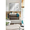 Lanzet K1 Waschtischunterschrank (89,2 x 44,3 x 48,3 cm, Eiche Maron) | BAUHAUS