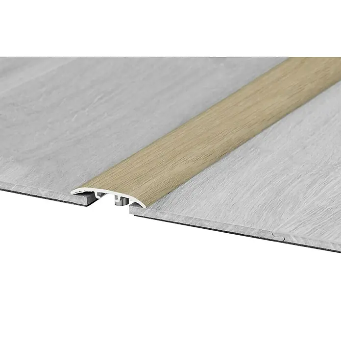LOGOCLIC Universalprofil 3in1 Seaflower - 0,9 m x 37 mm x 4,5 mm, Schrauben - Bodenbelagprofil mit Holzoptik, Übergangsprofil zwischen zwei verschiedenen Bodenbelägen. Harmonische Verbindung für jeden Raum.