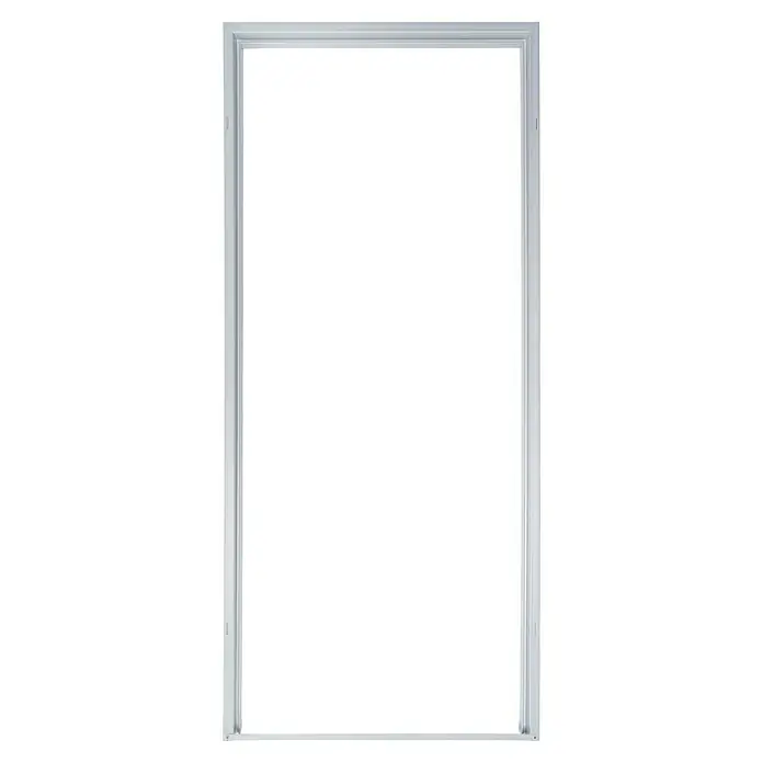 Hörmann Eckzarge - 87,5 x 200 cm - Weißer Türrahmen aus Metall. Der Rahmen ist minimalistisch gestaltet und bietet eine moderne Optik für jede Türöffnung.