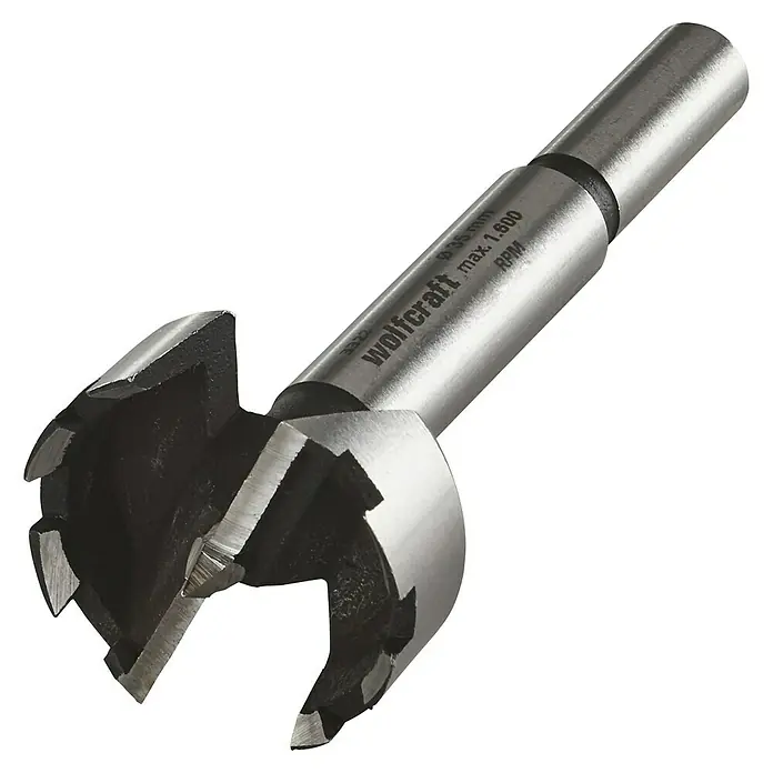 Wolfcraft Forstnerbohrer-Set - 2 -tlg., Durchmesser Schaft: 10 mm - Forstnerbohrer der Marke Wolfcraft mit einem Durchmesser von 35 mm und einer maximalen Drehzahl von 1.600 U/min.