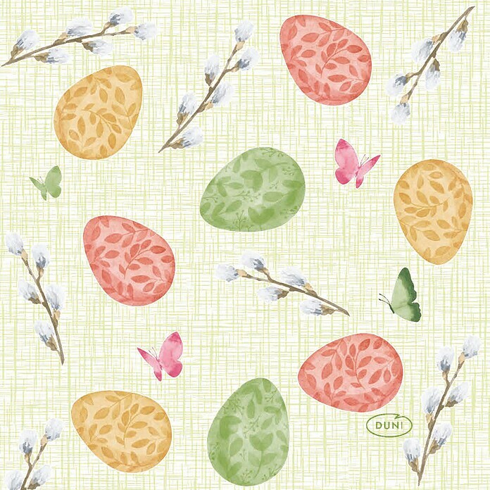 Duni Serviette (20 Stk., 24 x 24 cm, Joyful Spring)