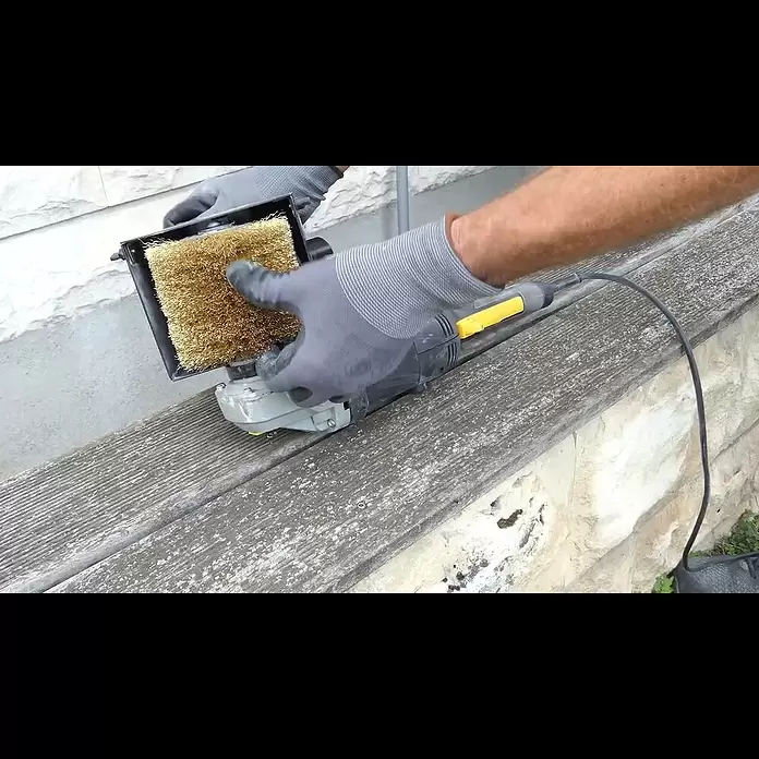 Fartools Cepillo cilíndrico metálico - Específico para: Multilijadora Fartools REX 120C, Apto para: Piedra, 1 ud. - Fartools Bürstenwalze Messingdraht