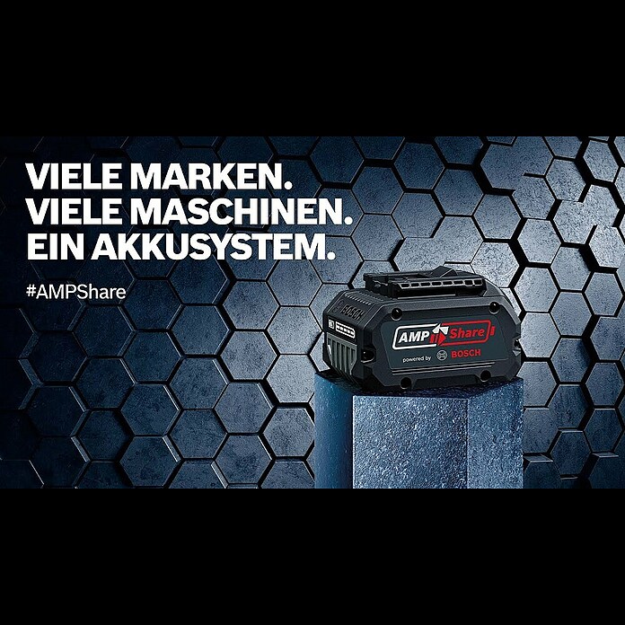 Bosch Professional AMPShare 18V Akku & Ladegerät (18 V, 1 Akku, 4 Ah)