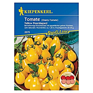 Kiepenkerl Profi-Line Gemüsesamen Cherrytomaten Yellow Pearshaped (Solanum lycopersicum, Saatzeit: Februar, Erntezeit: Juli)