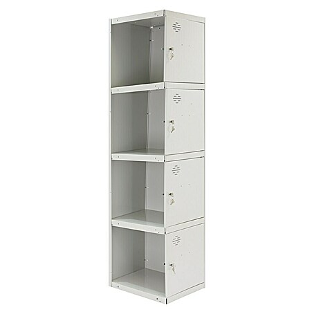 Simonrack Simonlocker Taquilla Doors Adicional Desmontada (Ancho: 30 cm, Número de puertas: 4 ud., Gris)