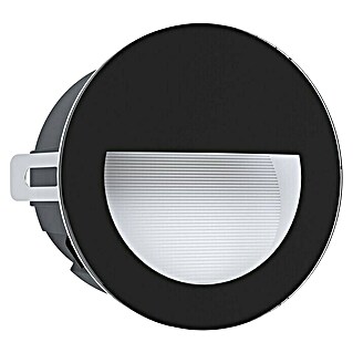 Eglo LED-Außenwandleuchte Aracena (3,7 W, Ø x H: 12,5 x 0,5 cm, Rund, Schwarz)