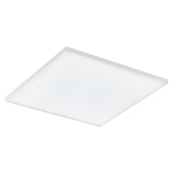 Eglo LED-Panel Turcona-Z - 22,8 W, L x B x H: 45 x 45 x 7,5 cm, Weiß, RGBW - Eine LED-Deckenleuchte in quadratischer Form mit einem schlanken, weißen Rahmen, ideal für moderne Innenräume und energieeffiziente Beleuchtung.