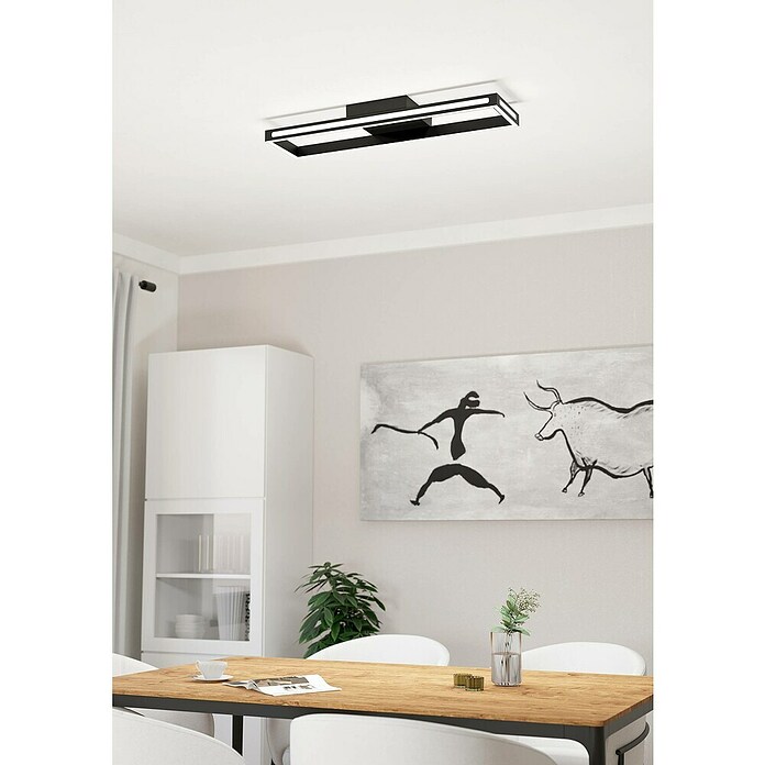Eglo Led-plafondlamp Salvilanas-Z (l x b x h: 77 x 20 x 7,5 cm, 21 W, Dimbaar) | BAUHAUS