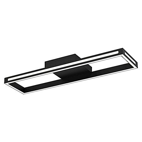 Eglo LED-Deckenleuchte Salvilanas-Z (L x B x H: 77 x 20 x 7,5 cm, Schwarz, 21 W, Dimmbar)