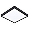 Eglo LED-Aufbauleuchte Argolis 2 (L x B x H: 285 x 285 x 30 mm, Schwarz, Warmweiß, IP44) | BAUHAUS