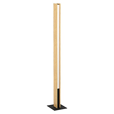 Eglo LED-Stehleuchte Anchorena-Z (L x B x H: 10,5 x 5,5 x 150 cm, 35 W, Holz / Schwarz, RGBW)