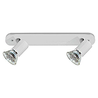 Eglo LED-Balkenleuchte Mini (Weiß, L x B x T: 295 x 50 x 70 mm, GU10, Warmweiß)