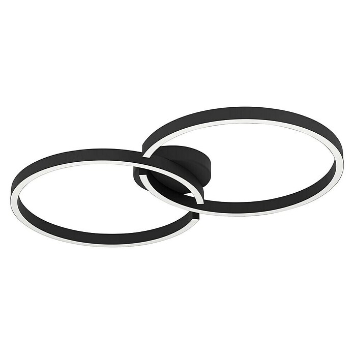 Eglo LED-Deckenleuchte Amandolo (19,5 W, L x B x H: 67 x 38 x 6,5 cm, Schwarz, RGB) | BAUHAUS