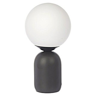 Lámpara de sobremesa Bola (40 W, L x An x Al: 15 x 15 x 28,5 cm, Negro, Blanco, E14)
