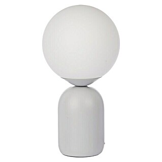 Lámpara de sobremesa Bola (40 W, L x An x Al: 15 x 15 x 28,5 cm, Gris, Blanco, E14)
