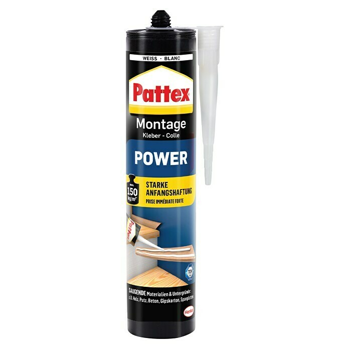 Pattex Montagekleber Power (370 g, Kartusche)