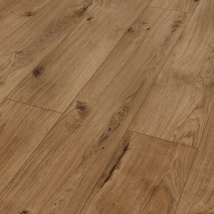 Classen Laminat 831-4 (1.286 x 194 x 8 mm, Landhausdiele, Oak Rustic dark) | BAUHAUS