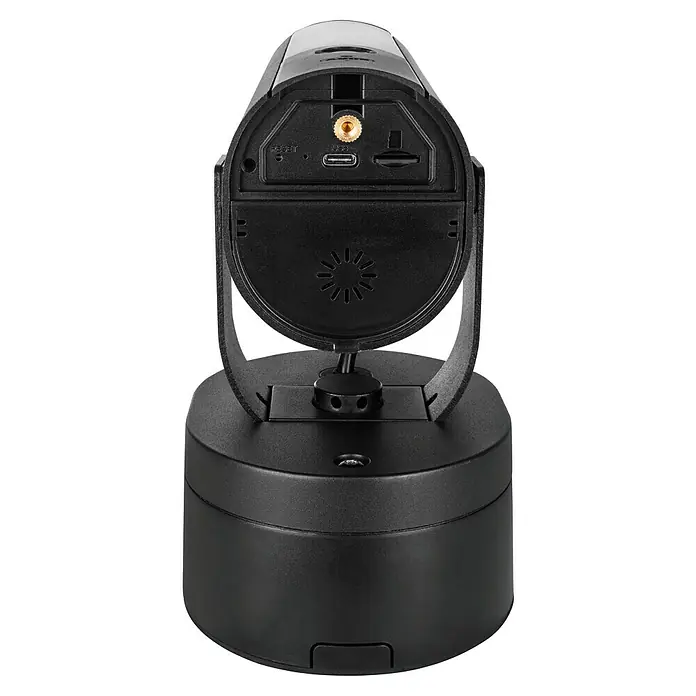 Abus Überwachungskamera PPIC46520 BK - IP66 - Schwarze Sicherheitskamera mit integriertem Mikrofon und Anschlüssen für USB, SD-Karte und Reset. Optimal für Überwachung.