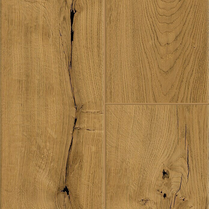 Krono Original Laminatmuster Organic Veneer Parquet Wildeiche dunkelbraun (297 x 244 x 8,5 mm, Landhausdiele, Wildeiche dunkelbraun) | BAUHAUS