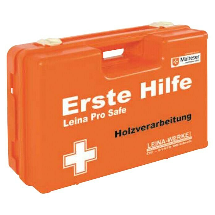 Leina-Werke Erste-Hilfe-Koffer Pro Safe HolzverarbeitungDIN 13157, Forstwirtschaft, Orange Unknown