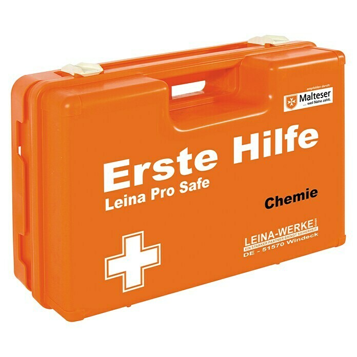 Leina-Werke Erste-Hilfe-Koffer Pro Safe ChemieDIN 13157, Chemiebetriebe, Orange Unknown