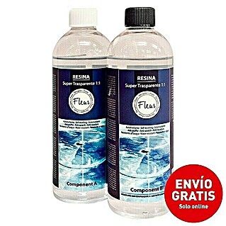 Fleur Resina epoxi Super Transparente (950 ml, Transparente)