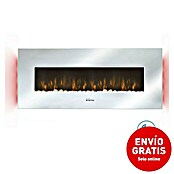 Purline Chimenea eléctrica CHE-510 (2.000 W, Plata, 11 x 140 x 56 cm) | BAUHAUS