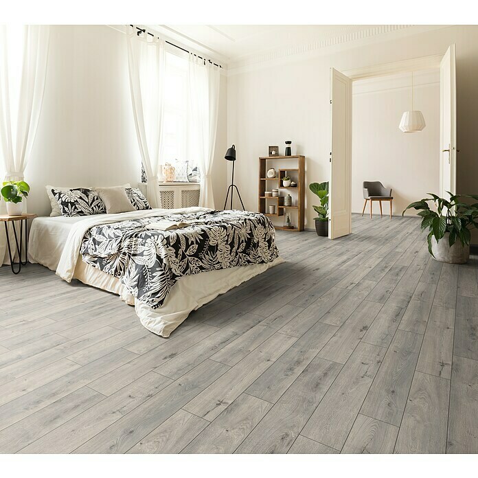 Krono Original Laminat Atlantic 8 Atomic Oak (1.285 x 192 x 8 mm, Landhausdiele, Atomic Oak) | BAUHAUS