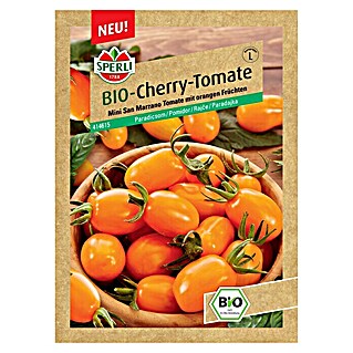 Sperli Gemüsesamen BIO Cherry-Tomaten (Solanum lycopersicum, Saatzeit: Februar, Erntezeit: Juli)