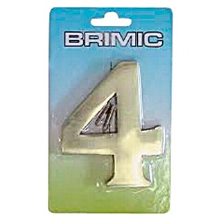 Micel Brimic Número 10 cm (4, Oro)
