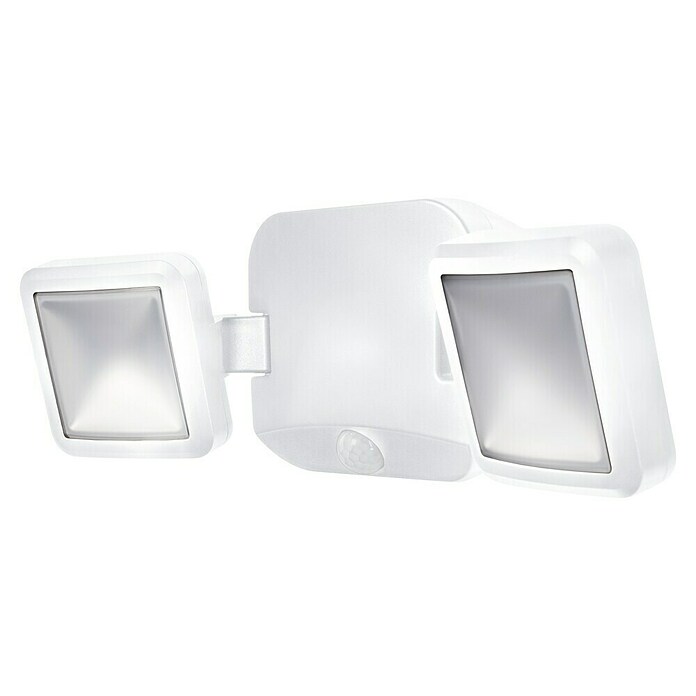 Osram Sensor-LED-Außenwandstrahler (10 W, Weiß, Mit Bewegungsmelder, 2-flammig)