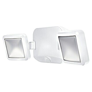 Osram LED-Sensor-Außenwandstrahler Double (10 W, L x B x H: 33,2 x 10,5 x 11,2 cm, Weiß, IP54)