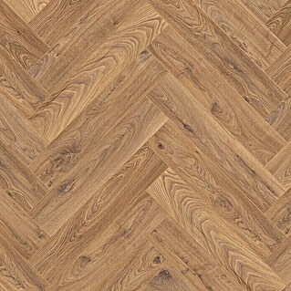 Krono Original Laminatmuster Herringbone Firebrand Oak (297 x 126 x 8 mm, Landhausdiele, Firebrand Oak)