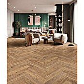 Krono Original Laminatmuster Herringbone Firebrand Oak (297 x 126 x 8 mm, Landhausdiele, Firebrand Oak) | BAUHAUS