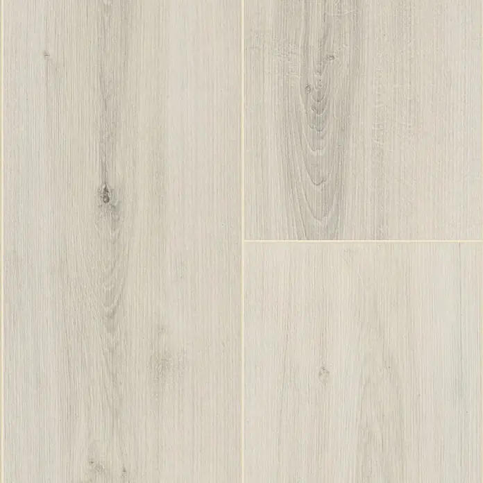 LOGOCLIC Edition Laminatmuster Solario - 300 x 245 x 7 mm, Landhausdiele - Helles Laminat mit Holzmaserung, ideal für moderne Innenräume. Die Oberfläche ist matt und die Farbgebung ist neutral, was vielseitige Gestaltungsmöglichkeiten bietet.