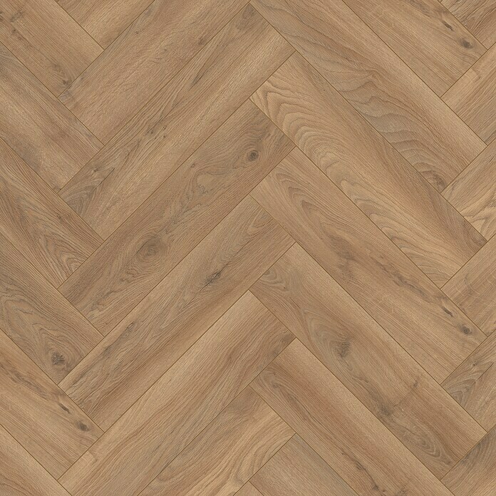 Krono Original Laminatmuster Herringbone Historic Oak (297 x 126 x 8 mm, Landhausdiele, Historic Oak) | BAUHAUS