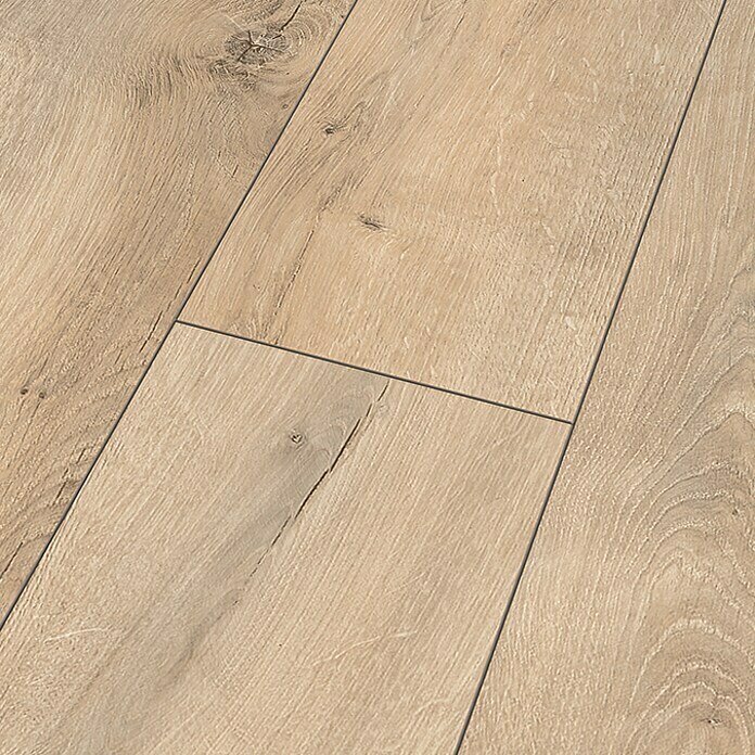 Classen Laminat 831-4 (1.286 x 194 x 8 mm, Landhausdiele, Oak Rustic beige) | BAUHAUS