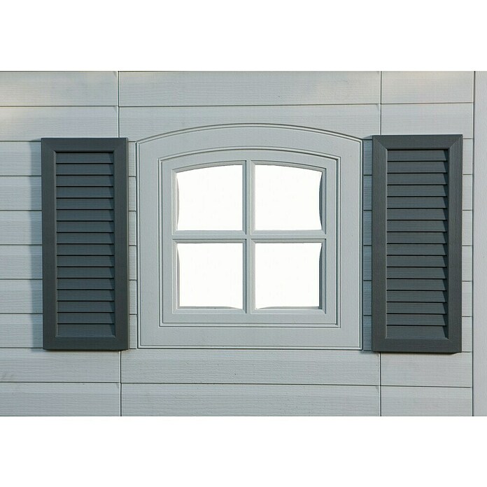 Lifetime Kunststoff-Gerätehaus (2,44 x 4,57 m, Wandstärke: 26)