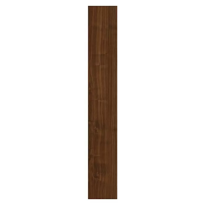 Parador Laminat Basic 200 - Walnuss, Landhausdiele, 1.285 x 194 x 7 mm - Dunkelbraunes Holzpaneel mit natürlicher vertikaler Maserung.