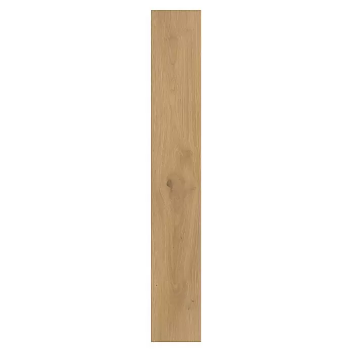 Parador Laminat Basic 200 - Eiche Horizont Natur, Landhausdiele, 1.285 x 194 x 7 mm - Hellbraune Holzdiele mit natürlicher Maserung und feinen Ästen.