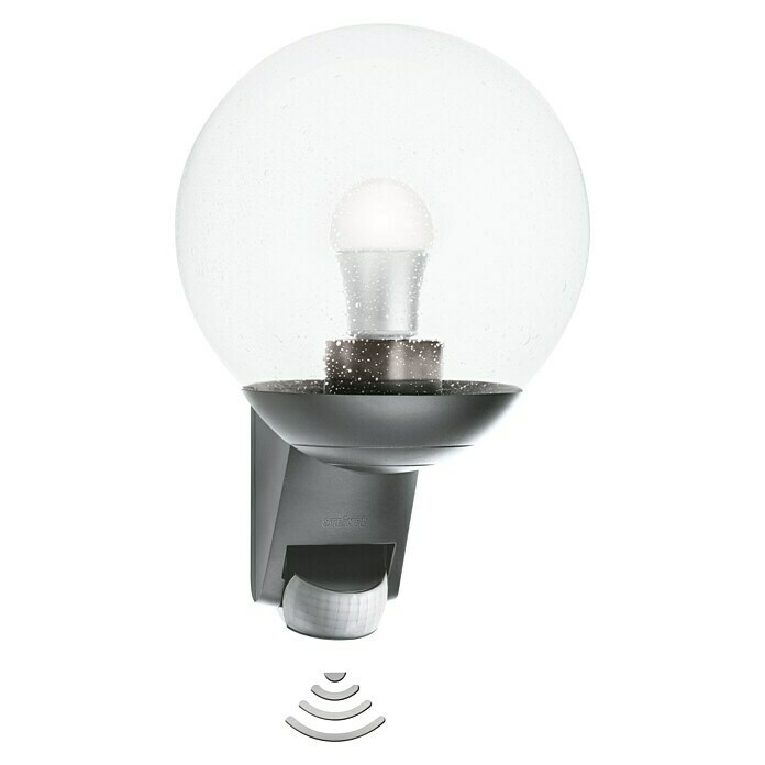 Steinel Vanjska zidna svjetiljka sa senzorom (60 W, Antracit, D x Š x V: 22,8 x 21,5 x 30,7 cm)