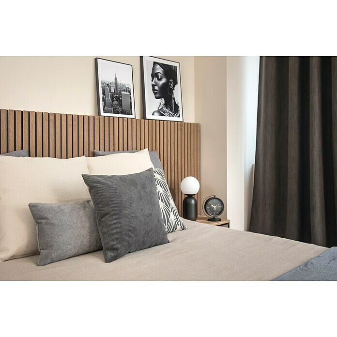 Cojín Estructura Velvet (Gris, 30 x 50 cm, 100% algodón) | BAUHAUS