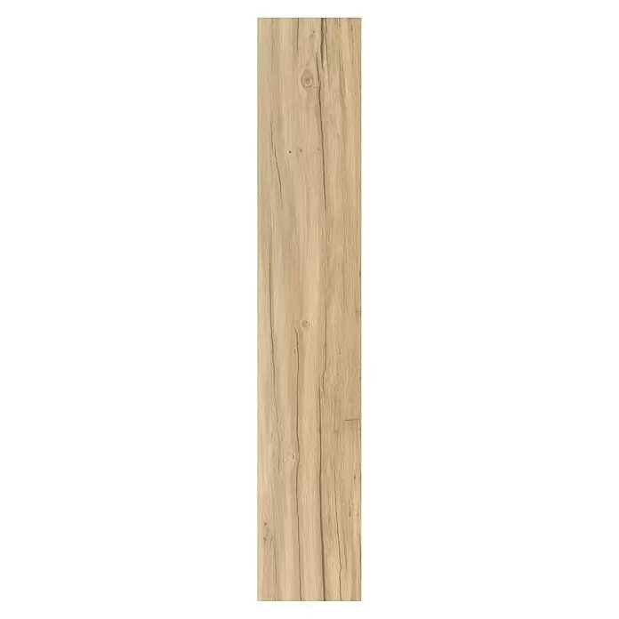 Parador Vinylboden Basic 30 - Eiche Memory geschliffen, Landhausdiele, 1.207 x 216 x 9,4 mm - Helles Holzdekor mit natürlicher Maserung und Ästen, ideal für Oberflächen.